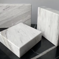 天然大理石北欧工艺品软装饰品摆件底座花岗岩50*50*50