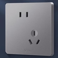 开关插座面板全屋套装G12灰色五孔一开墙壁暗装